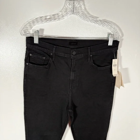 NWT MOTHER Insider Mid-Rise Crop Step Fray Jeans Not Guilty
